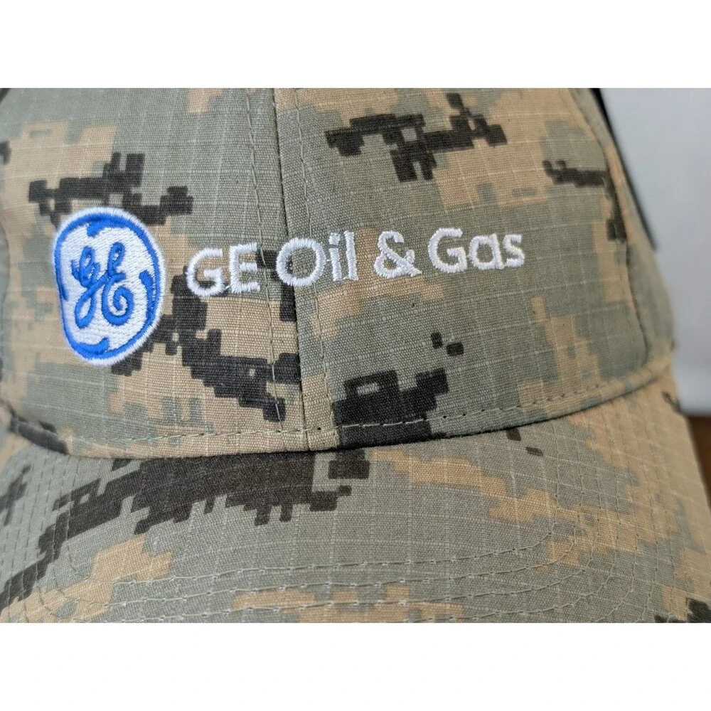General Electric GE Supply Houston Camo Ball Cap Hat Adjustable